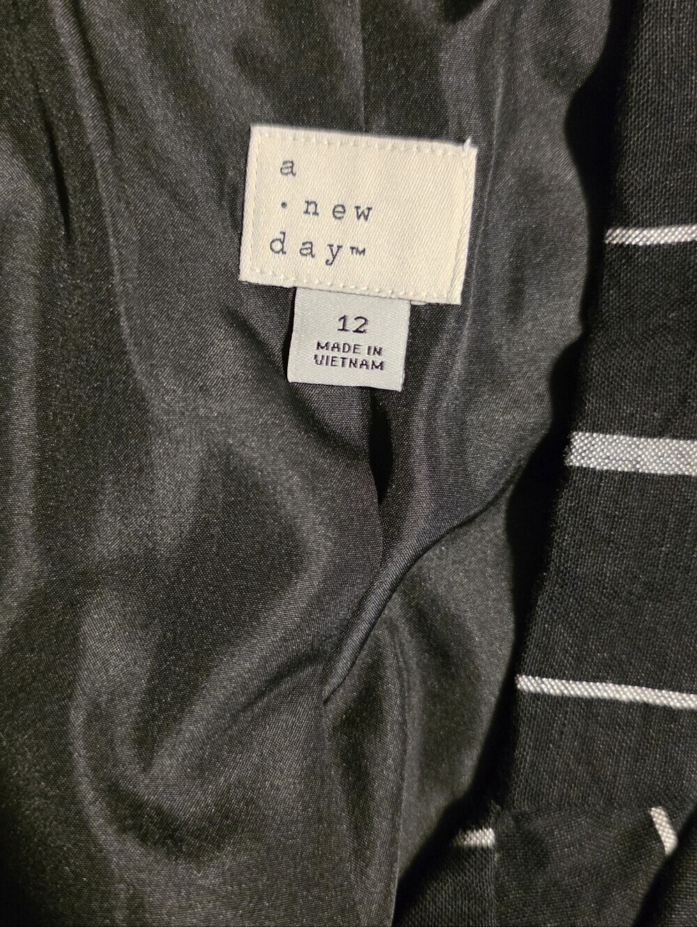 Black Blazer with White Pinstripes - Picture 6 of 6